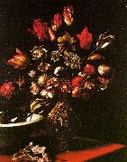 Carlo  Dolci Vase of Flowers oil